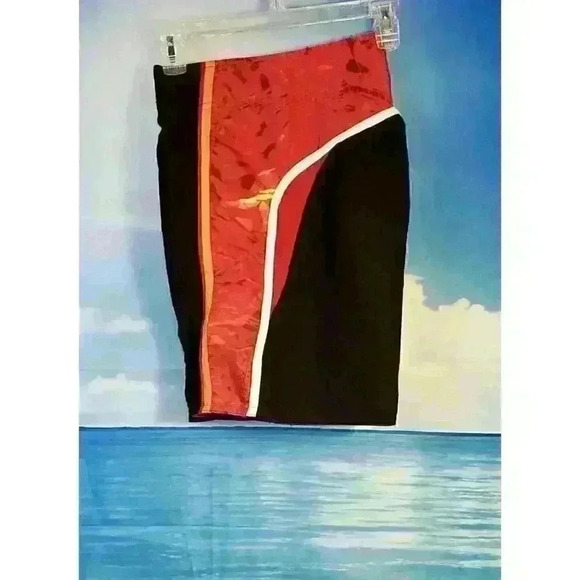 HOBIE Mens BLACK Swim Bathing Suit ZIP Pocket pants bottoms NO LINER size 36 Reg - Picture 3 of 5